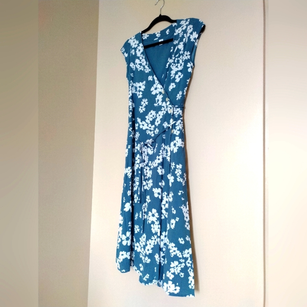 Floral Wrap Dress
